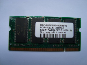Памет за лаптоп DDR 256MB ADATA